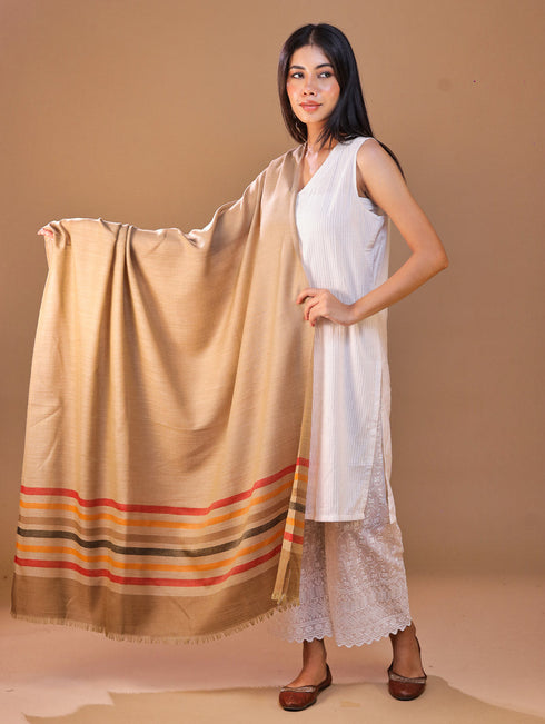 Women's Jamawar Wool Shawl